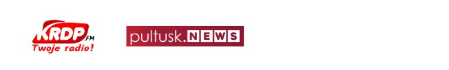 Loga patronów medialnych - Katolickiego Radia Diecezji Płockiej i portalu Pułtusk News